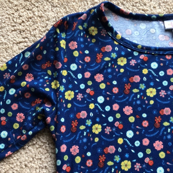 Lularoe Floral Dot Julia Dress - Picture 3 of 8